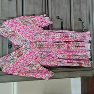 SHEIN flowery pink, comfy, flowy dress